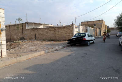 زمین مسکونی موقعیت تاکستان متراژ ۲۴۵ متر