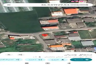 زمین سه نبش مسکونی جاده ساری به قایمشهر ۲۲۵ متر