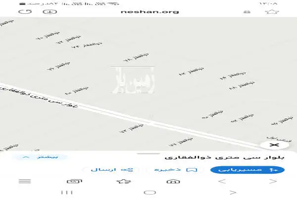 ۲۳۰ متری زمین در آبادان ذوالفقاری سی متری - تصویر 2