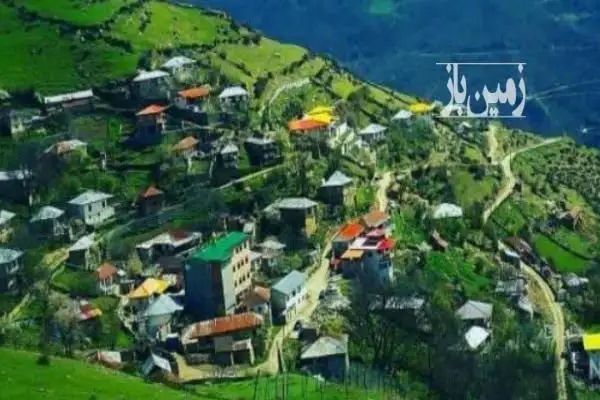 زمین مسکونی و باغی در شمال روستای رجه سند تک برگ - تصویر 2