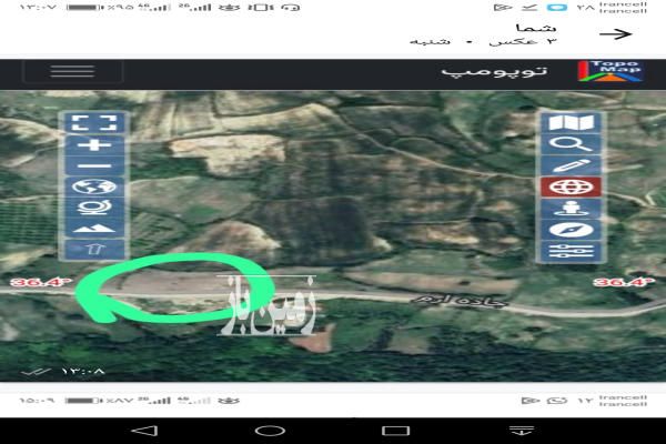 زمین کشاورزی در هزارجریب نکا ۳۳۰۰ متر-1
