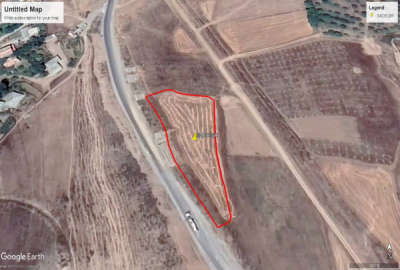 زمین کشاورزی بر جاده اصلی دیلمان روستای گولک ۳۲۴۴ متر