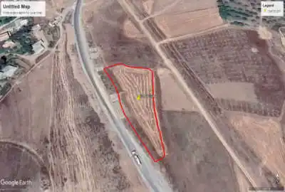 زمین کشاورزی بر جاده اصلی دیلمان روستای گولک ۳۲۴۴ متر