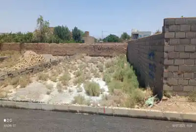 زمین حسین آباد ریسمانی ۱۱و نیم در۲۷ و نیم متر