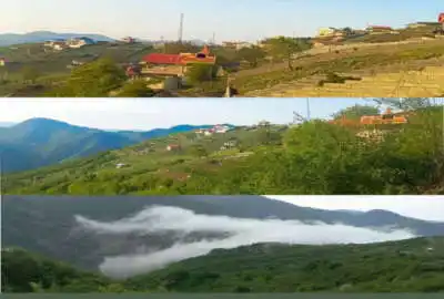 دو قطعه زمین مجاور هم (۳۰۰ متر) در روستای زیبای کاکرون سوادکوه