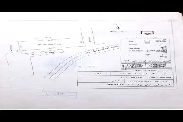 زمین با کاربری مسکونی به متراژ ۴۰۸ سند دار و پروانه ساخت - تصویر 4