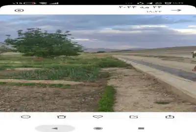 زمین کشاورزی در منطقه گردشگری چشمه مرغاب دارای آب