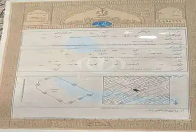 زمین مسکونی در خیابان آیت دارای مجوز از شهرداری کوچه ماشین رو