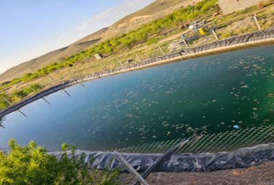 باغ بادام اول پلیس راه سمیرم روستای حاجی اباد نزدیک ۲ هکتار