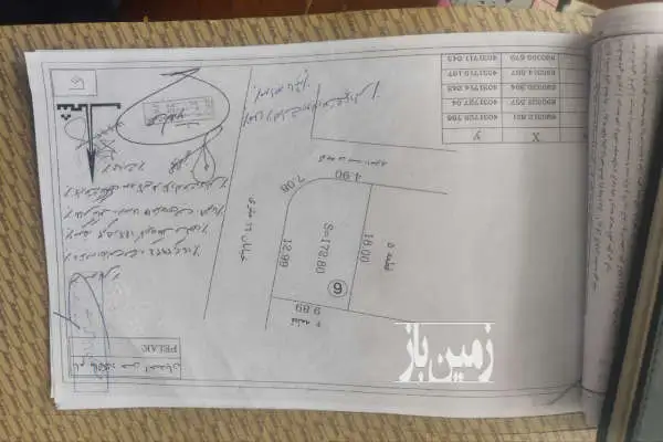 زمین حوالی ترمینال دو نبش کوچه ۱۶متری و ۱۰ متری تفکیک شده - تصویر 2
