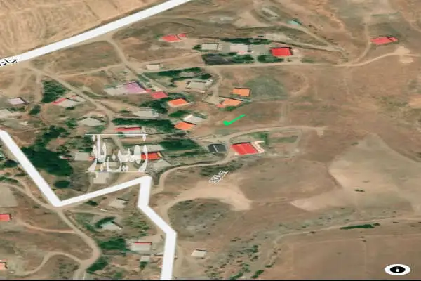 زمین مسکونی به متراژ ۶۷۳ متر روستای همدان - تصویر 2