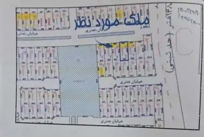 زمین در آزادگان شهرک شاهد مسکونی ۲۰۰ متری