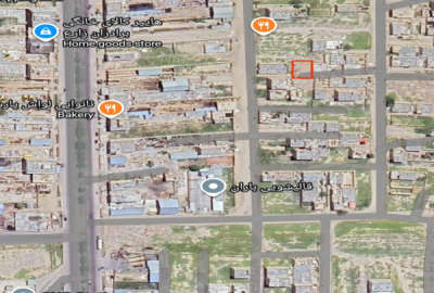 زمین مسکونی ۱۳۷ متر پشت قالیشویی باران