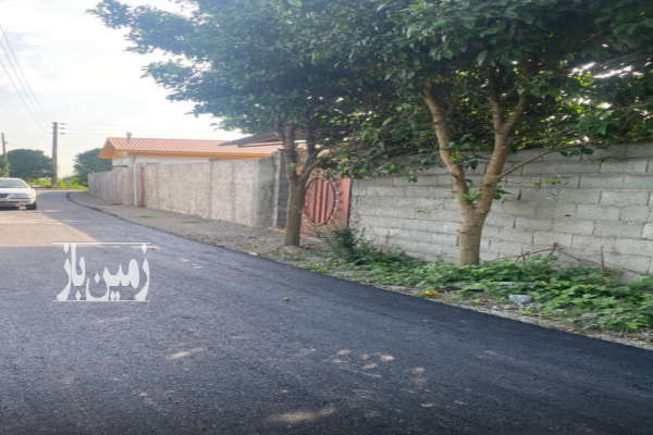 زمین ۲۰۴ متر روستای آهنگرکلا مسکونی با پروانه ساخت-3