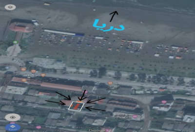 ۳۰۰ متر زمین در ساحل سیترا نوشهر اماده ساخت