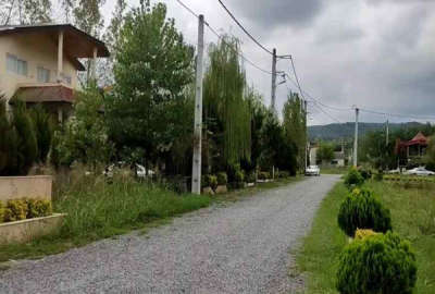 قطعه زمین ویلایی چسبیده به شهر صوفیان ۱۳۱۴ متر