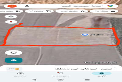 ۶۳۸ متر زمین در درچه خیابان رزمندگان