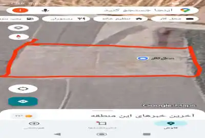 ۶۳۸ متر زمین در درچه خیابان رزمندگان