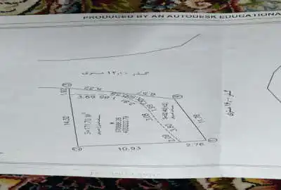 زمین مسکونی ۱۲۰ متری دونبش وسط محل قادیکلای بزرگ