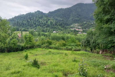زمین ۷۶۰ متر کوه پایه ای شاندرمن روستای دران با مجوز ساخت