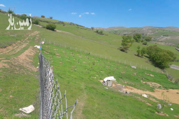 زمین باغ کلاردشت گلکاه ۱۴۰۰ متر عالی-2