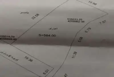 زمین کشاورزی به متراژ ۵۶۴ دسترسی به امکانات