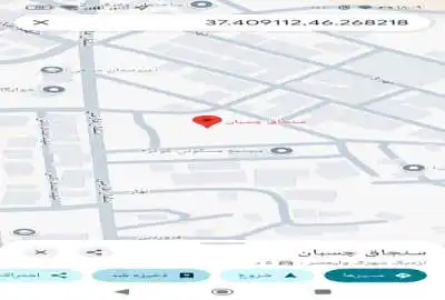 ۶۵۶ متر زمین چهار دیواری با کاربری مسکونی سند