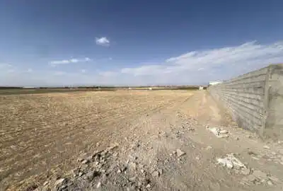 ۹ هکتار زمین زراعی همراه با چاه اب جاده قدیم قوچان کال زرکش