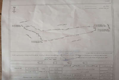 زمین مزروعی ۲۳۸۵ متر در روستای نیاسر کاشان