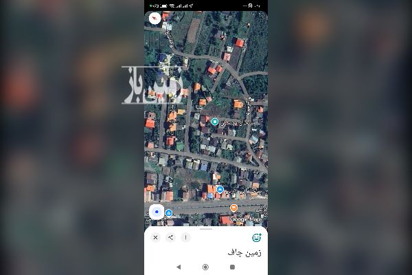 زمین ۲۸۰ متر در چاف نزدیک میدان اصلی سمت ساحل - تصویر 1