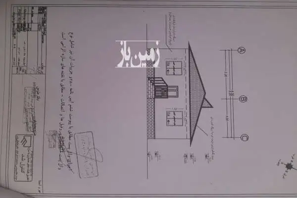 زمین مسکونی برکاده پایین با جواز ساخت و نقشه ۱۷۰ متر - تصویر 2