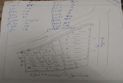 زمین ۷۴۰۰ متر تفکیکی در کمربندی هراز آمل نزدیک چنگل