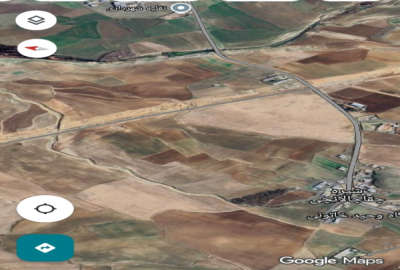 قطعه زمین مسکونی دو کله دارای سند مادر خیابان خوران ۱۸۰ متر