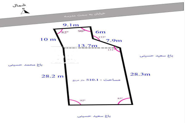 زمین مسکونی ۵۱۰ متر بابلکنار روستای کاردکش-3