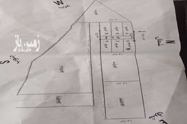 زمین در شهرک امام حسین ساری ۱۵۰ متر-4