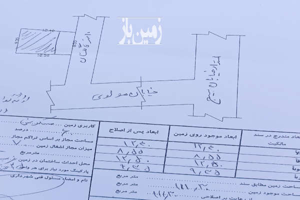 زمین مسکونی ۱۱۱ متر در شهرستان قره ضیاالدین-1