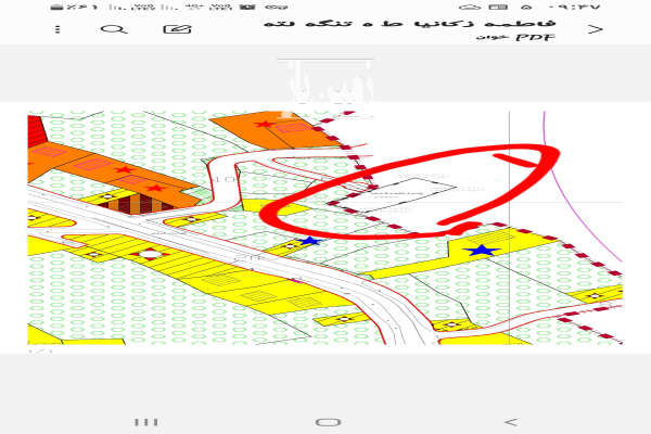 زمین ۳۰۰ متر چسبیده به بافت بلوار کشاورز روستای تنگ لته-3
