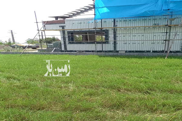 زمین مسکونی بر آسفالت ۴۴۶ متر دارای پروانه ساخت ۹۰ متری-1