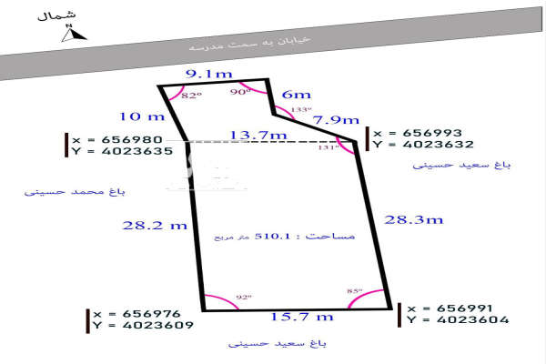 زمین داخل بافت۵۱۰ متر بابلکنارروستای کاردکش-2