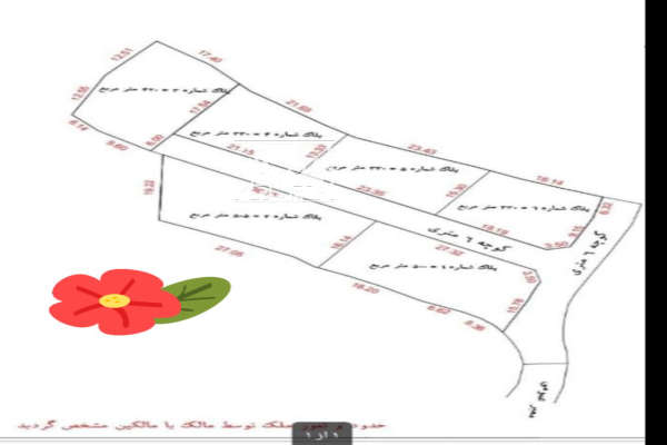 زمین مسکونی ۳۰۰۰ متر جاده پهنه کلا ساری-2