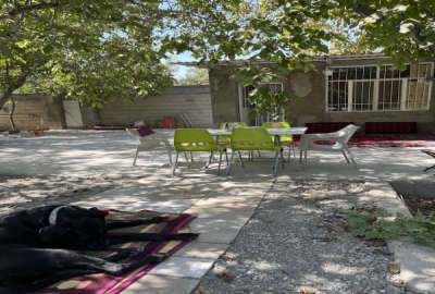 باغ میوه استخردار و خانه باغ دارای انواع میوه روستای آران