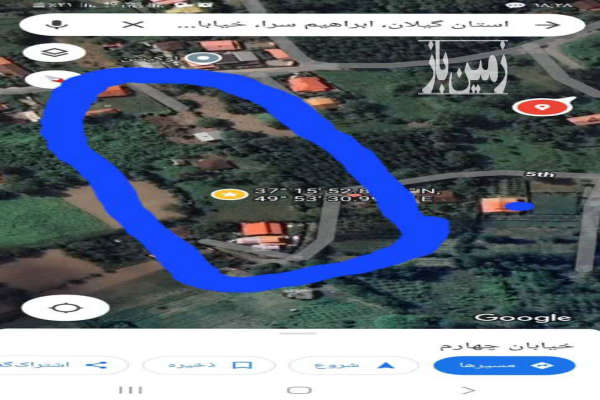 زمین خانه باغ متراژ ۴۰۰ روستای ابراهیم سرا-2