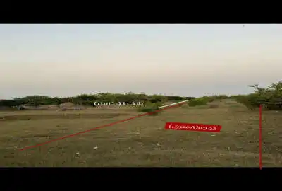 زمین مسکونی متراژ ۳۰۰ پلاک ۱ دارای کوچه ۸ متری