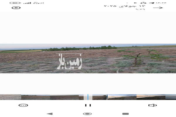 فروش زمین زراعی سند دار با حق آبه نمین روستای سربند-3