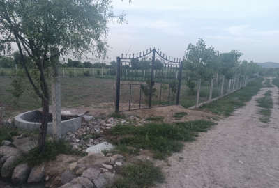 زمین باغی فنس کشیده گرگان شصت کلا ۵۰۰ متر