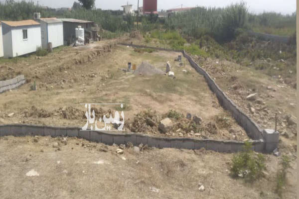 فروش ۴۰۰ متر زمین در جاده قائمشهر به جویبار رو به روی پادگان محلاتی-1