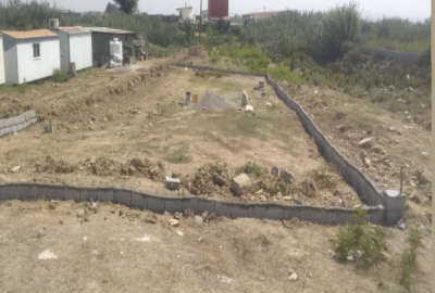 فروش ۴۰۰ متر زمین در جاده قائمشهر به جویبار رو به روی پادگان محلاتی