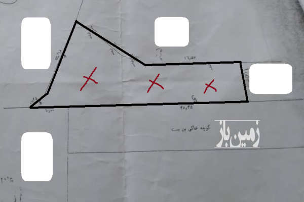 زمین مسکونی ۷۱۲ متر لنگرود روستای سالکویه-2