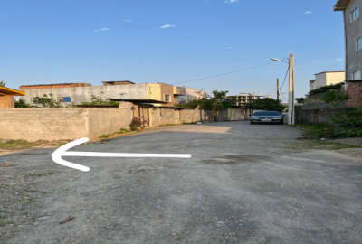 متراژ زمین ۲۷۰ با فونداسیون و ستون اجرا شده آمل دابودشت