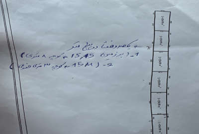 زمین مسکونی مرکز شهر جای دنج و آرام ۱۷۵ متر